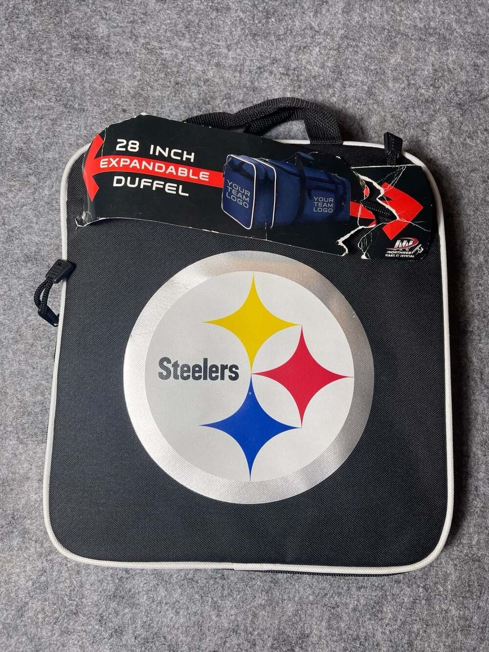 Northwest Company Pittsburgh Steelers 28 Inch Expandable Duffel Bag